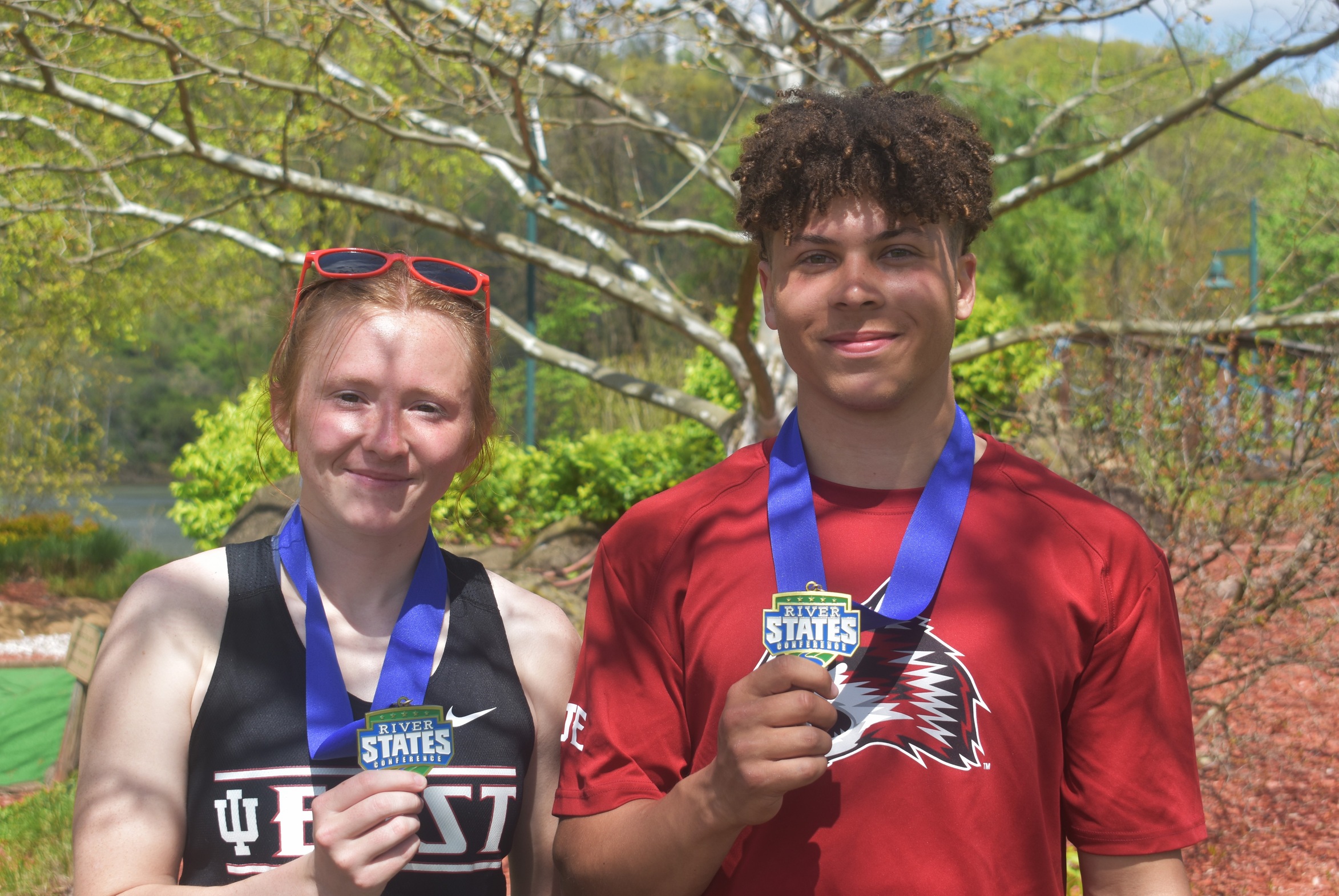 Vanessa Temple (L) and Tristan Thomas won RSC Championships on Friday, April 26.